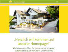 Tablet Screenshot of haussonnenhuegel.de